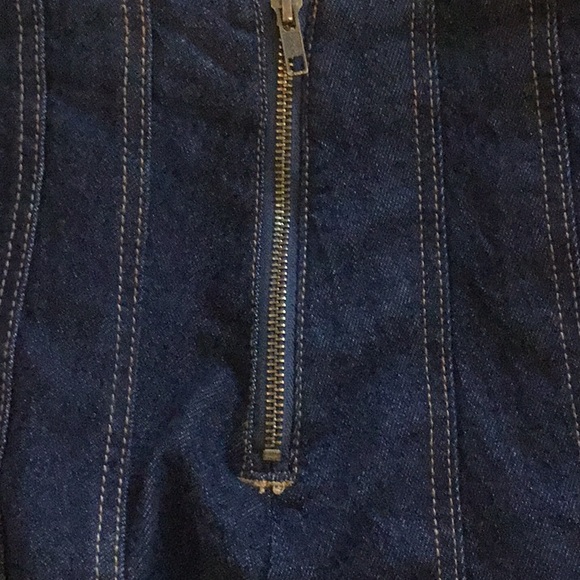 Free Assembly Women's Stitch Pleated Denim MIDI Maxi Skirt, Size 2 - Picture 8 of 8